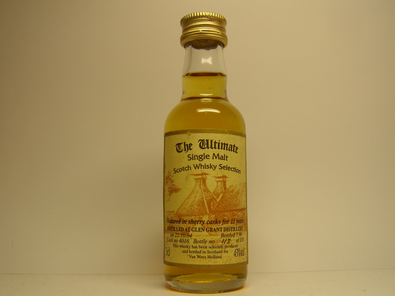 SMSW 11yo 1984-1996 "Ultimate" 5cl 43%vol